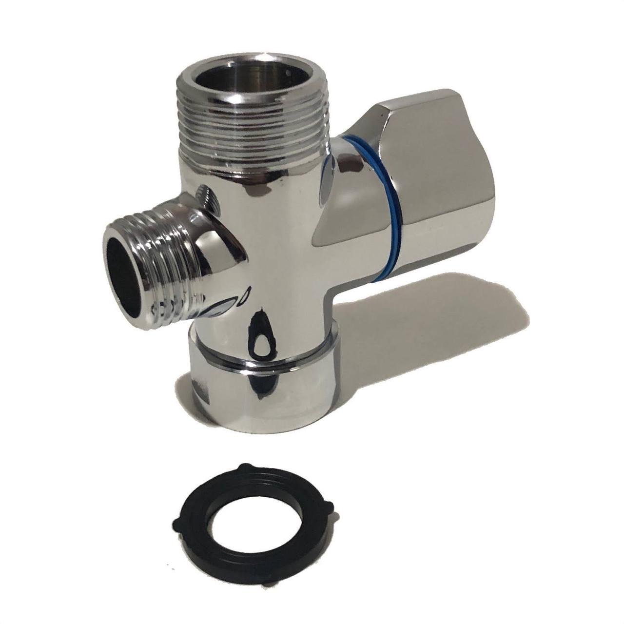 Переключатель душа из лейки на излив Luna латунный (san01zx09) - фото 3