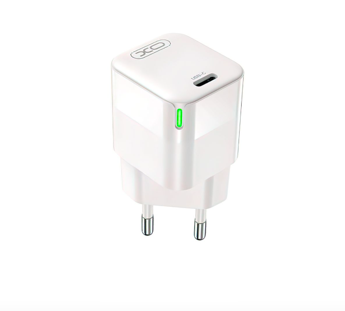 Сетевое зарядное устройство Xo CE06 PD/30W/GaN Technology White