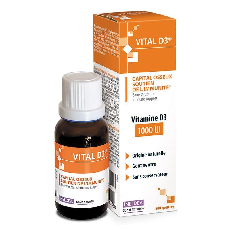 Вітамін D INELDEA SANTE NATURELLE VITAL-D3 ® 20 ml /500 servings/