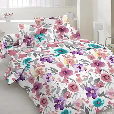Комплект постельного белья Vital Textile Голд Люкс бязь полуторный 150х220 см (BL1.5-723)