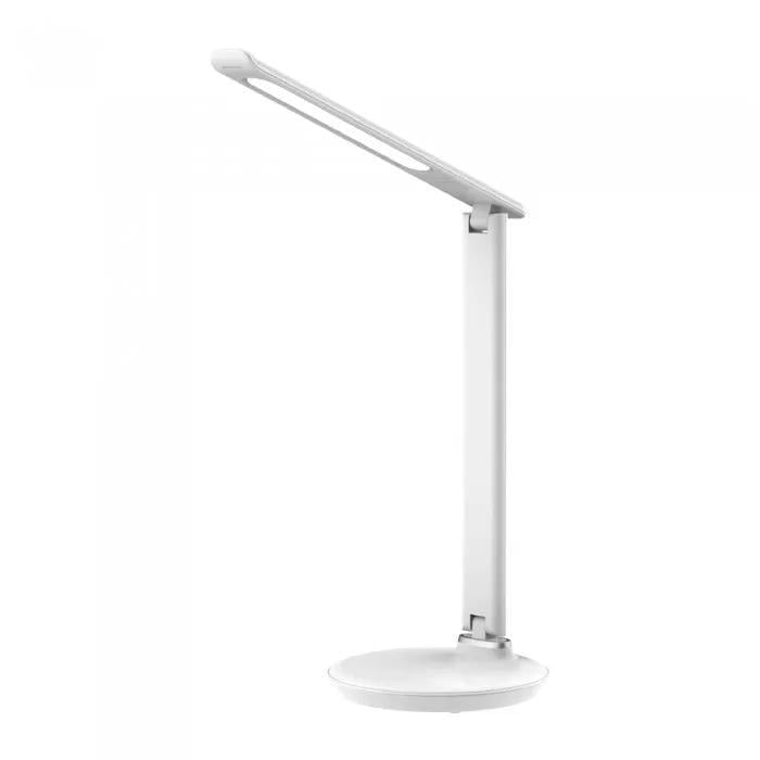 Настольная LED-лампа Lebron L-TL-L с блоком питания 9W 3000K 4100K 6500K Белая кожа (27813858)