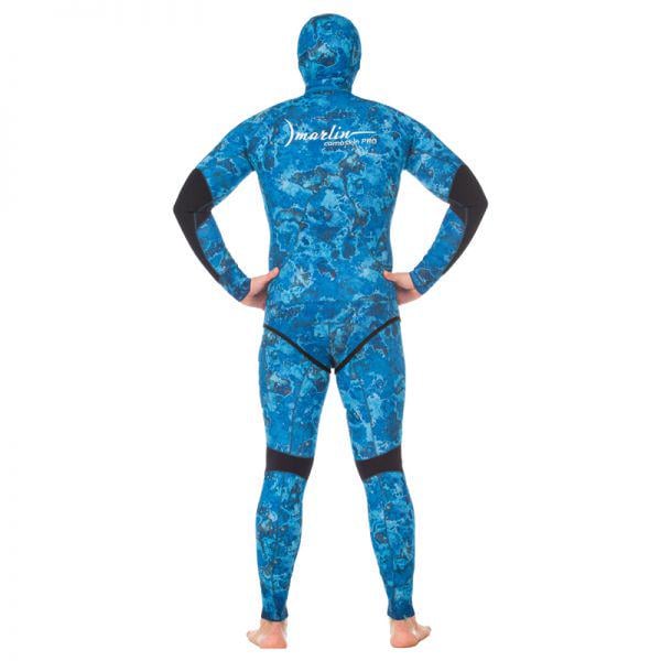 Гидрокостюм Marlin Camoskin Pro Ocean Blue 3 мм р. 58 - фото 3