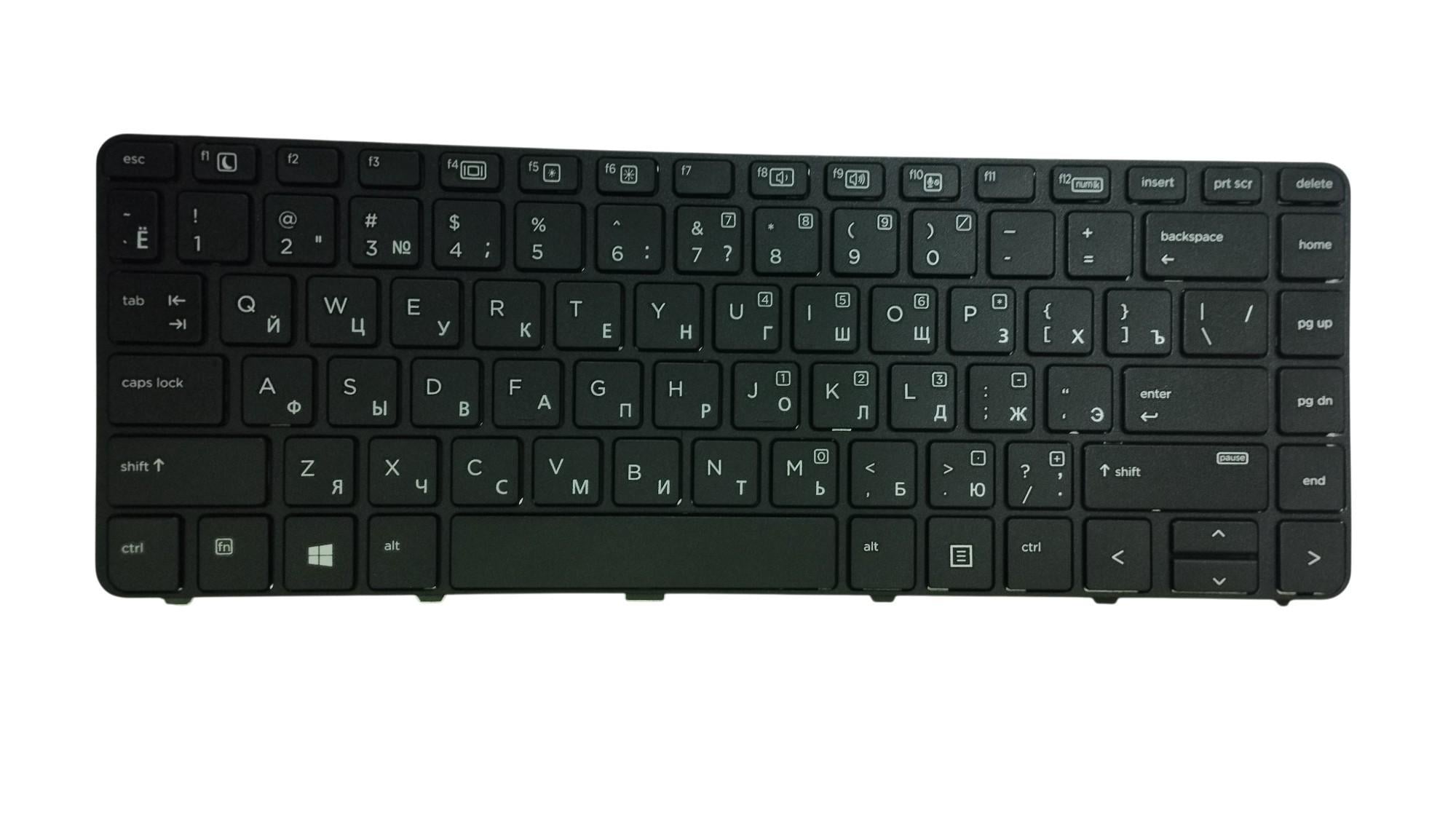 Клавиатура для ноутбука HP ProBook 430 G3 Black Frame Black Клавиатура для ноутбука HP ProBook 430 G3 Black Frame Black