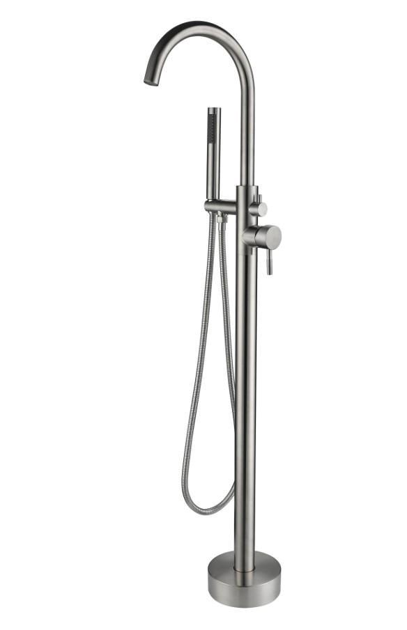 Змішувач для ванни підлоговий Lidz Aria 004 LDARI004NKS46099 Nickel (56013)