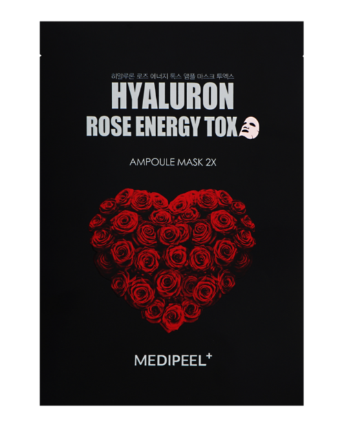 Маска тканинна з трояндою MEDI-PEEL Hyaluron 100 Rose Energy Tox 30 мл (8809409343600)