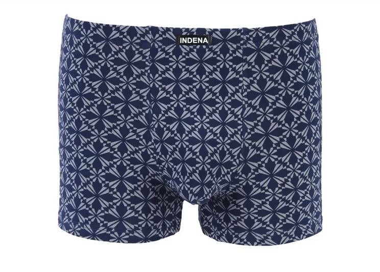 Мужские боксеры стрейчевые INDENA L р. 44-46 2 шт. Темно-синий (81030)