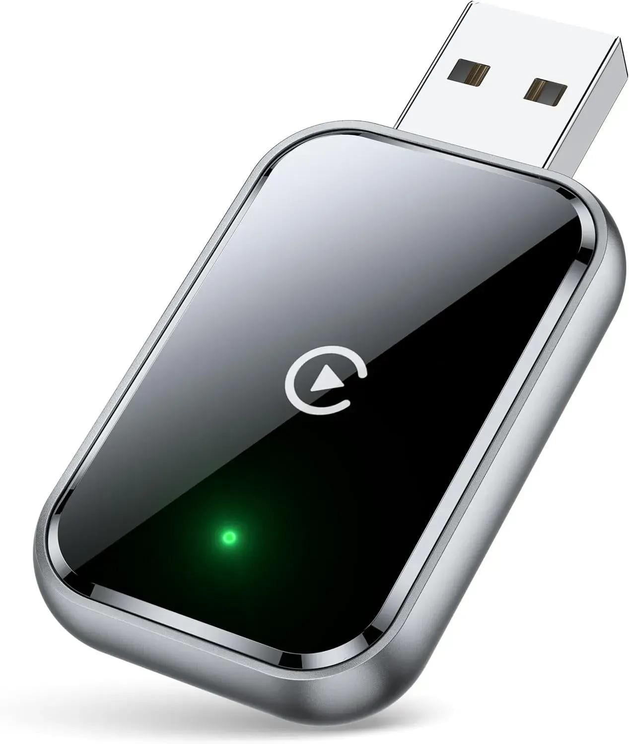 Адаптер бездротовий AIZEO CarPlay USB-A/USB-C універсальний (36910244)