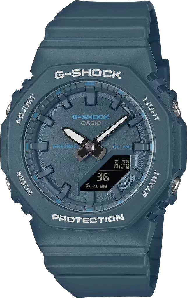 Наручные часы женские Casio G-Shock GMA-P2100BA-2AER ударопрочные с водозащитой 200 м и синим циферблатом