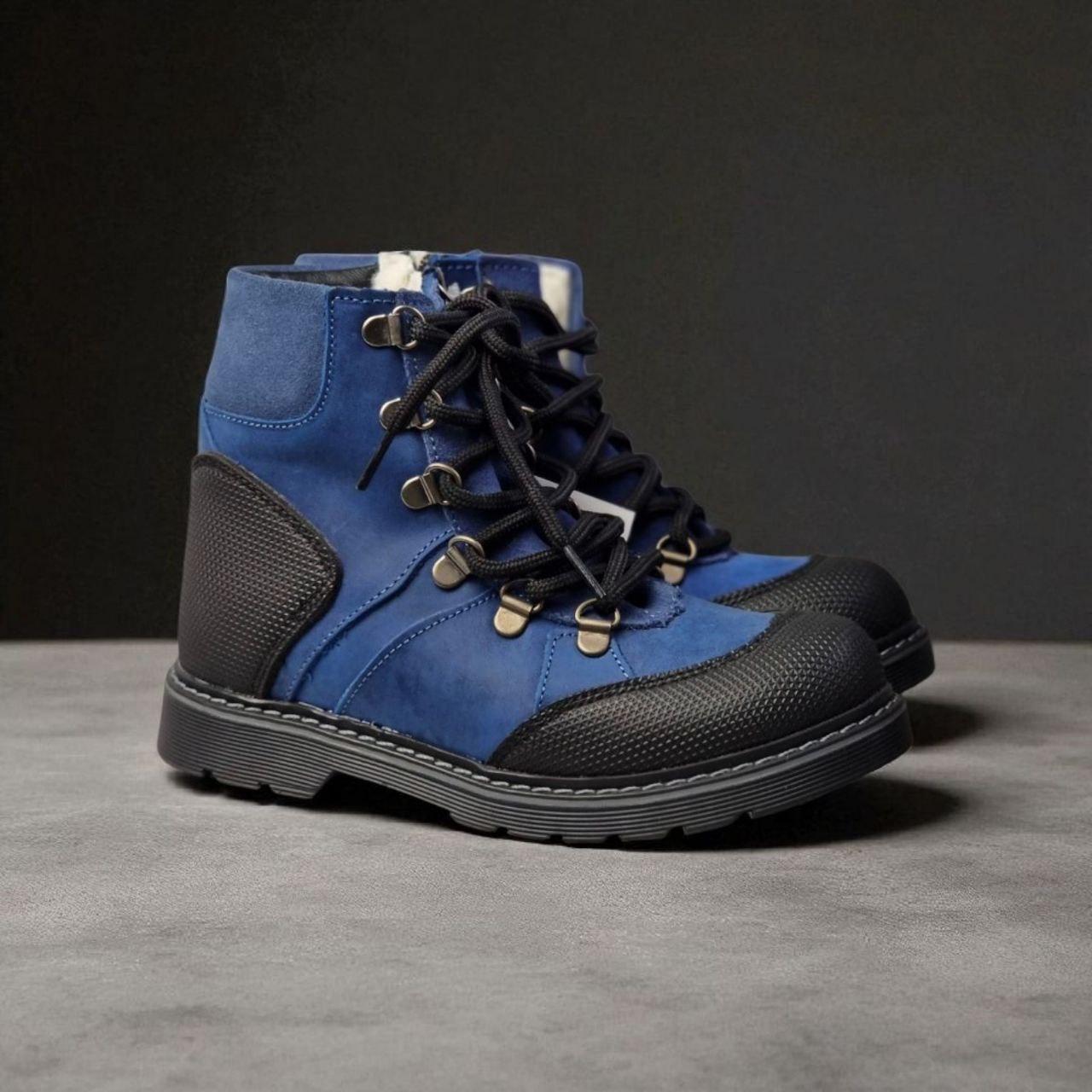 Черевики дитячі ортопедичні з супінатором і фіксуючим задником р. 32 Синій (2493762244)