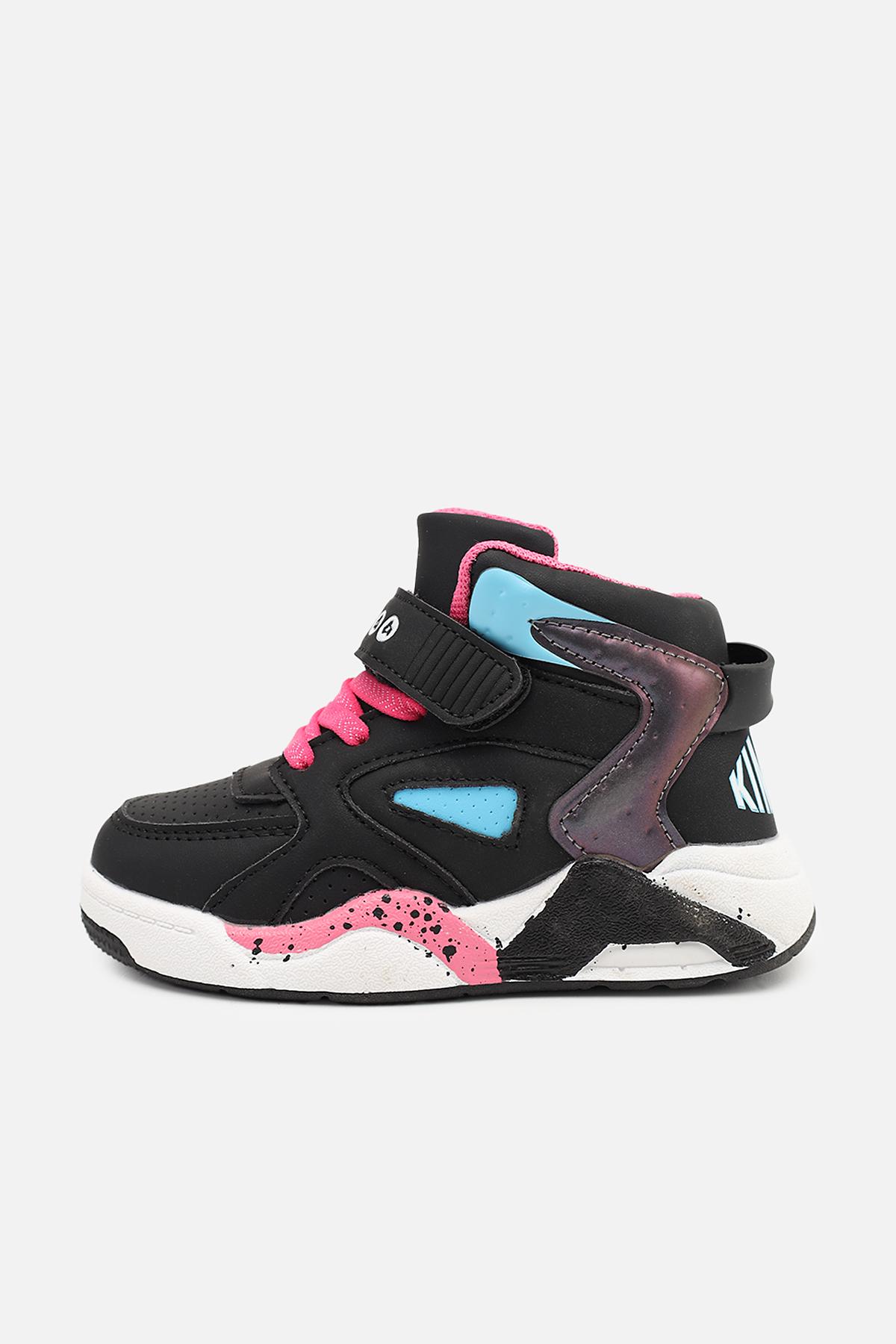 Кроссовки для девочки ЦБ-00273987 на плоской подошве р. 26 Черный (SKT001057364)