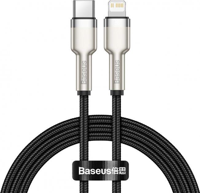 Кабель Baseus Cafule Series Metal Data Cable Type-C to iP PD 20W 1 м Black
