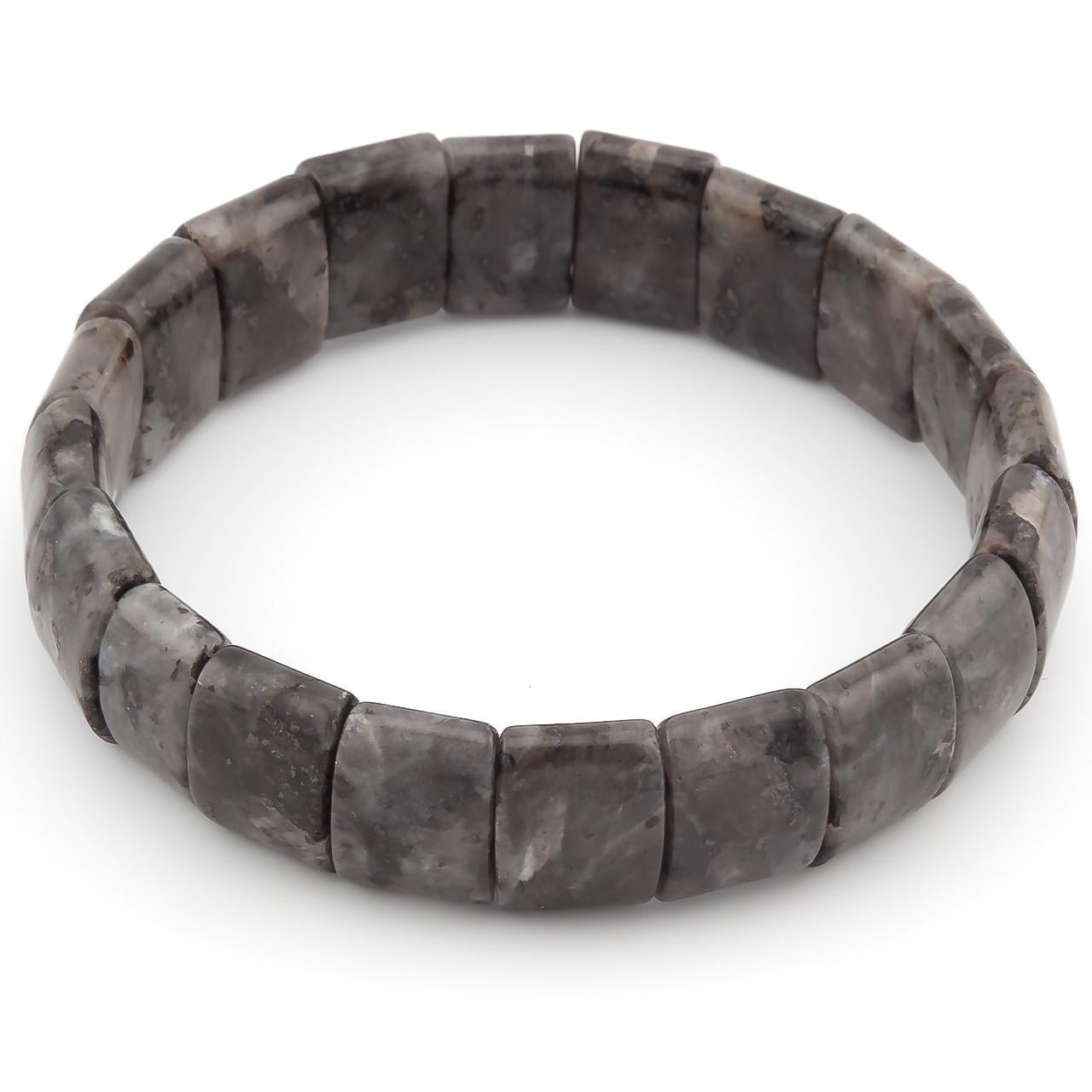 Браслет прямоугольное звено Лабрадор 15х10х6 мм 20 см 1 шт. (НК1581б62)