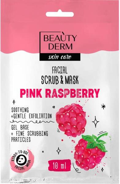 Маска-скраб для лица Beautyderm Pink Raspberry 10 мл (13759)