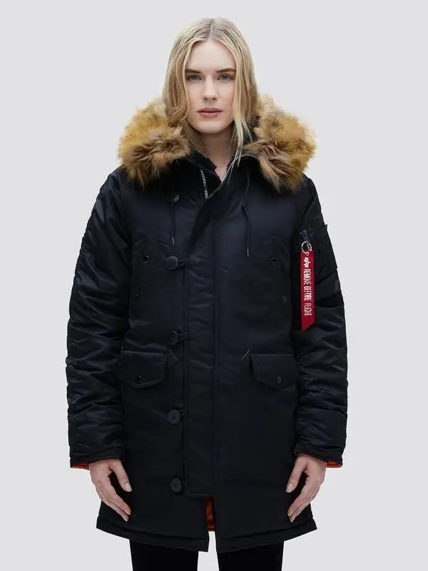 Куртка аляска Alpha Industries N-3B W Parka L Black (WJN44502C1BLL) - фото 6