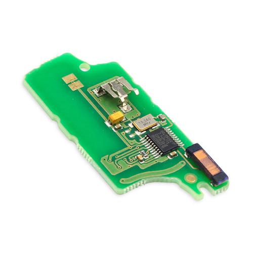 Плата викидного ключа Peugeot 2кн, PCF7961 ID46, CE0536, FSK