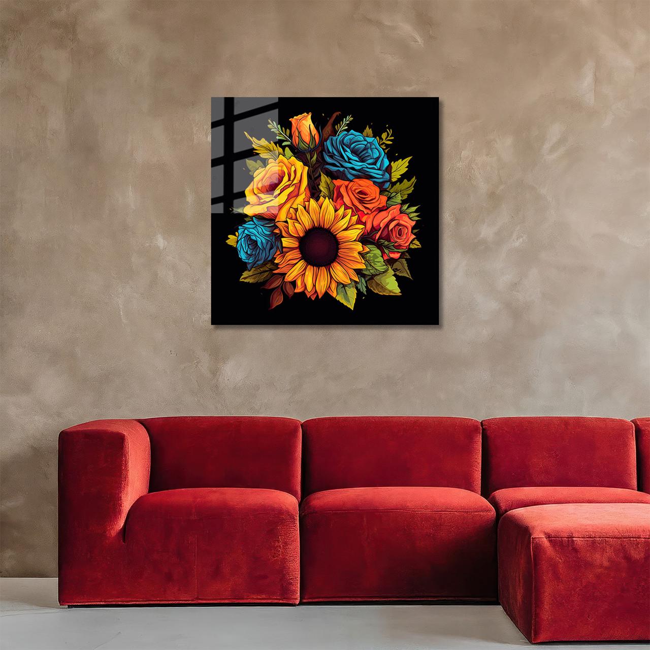 Картина на стекле NovellaPrint Цветочная симфония 70х70 см (499.2) - фото 3