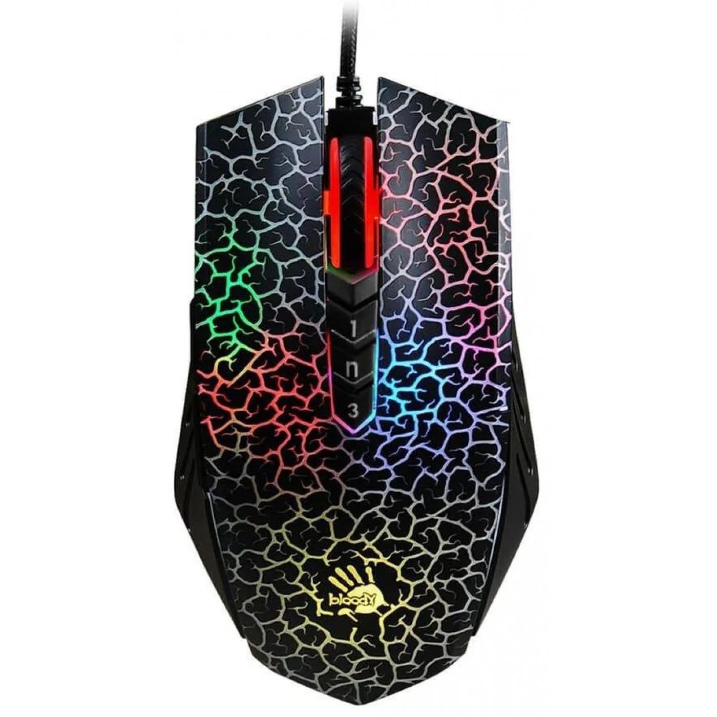 Компьютерная мышка проводная A4Tech A70A Bloody RGB Black (26711779)