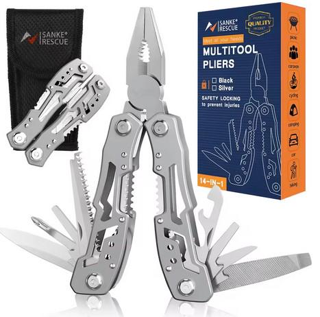 Мультитул Sanke Rescue Multi Tool 14 функції з чохлом Grey (MULTI-14IN1-SANKE-GRY) Мультитул Sanke Rescue Multi Tool 14 функції з чохлом Grey (MULTI-14IN1-SANKE-GRY)