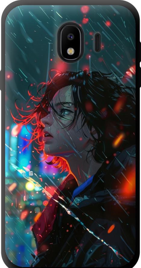 Чехол на Samsung Galaxy J4 2018 Ночные огни (6096b-1487-42517)