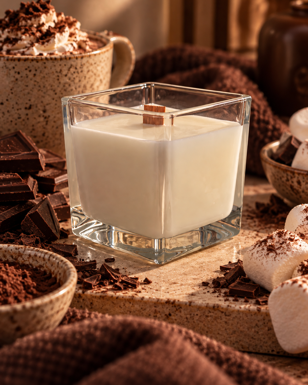 Свеча ароматическая Franterro Prism Hot Chocolate 280 г (FRN-1116)