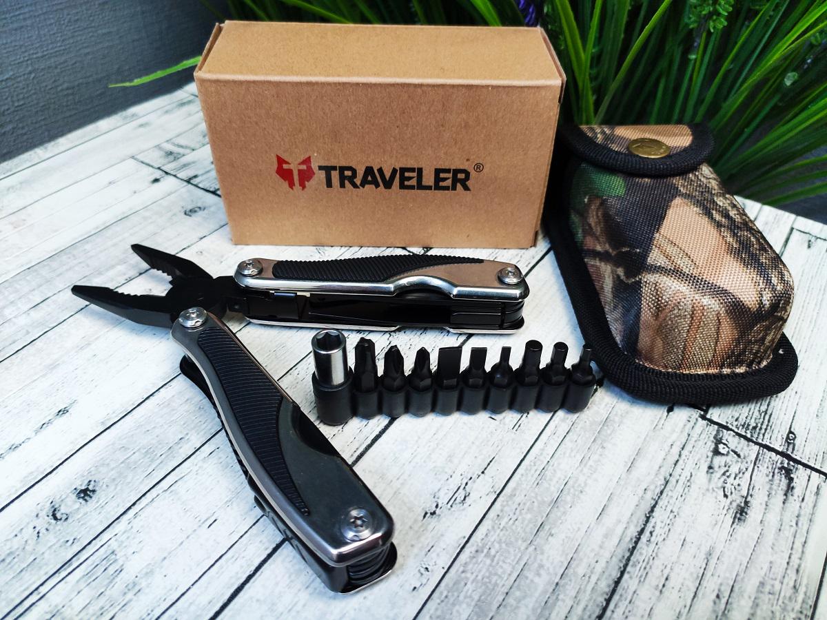 Мультитул Traveler 6в1 Silver/Black (mt00006)