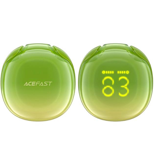 Наушники беспроводные Acefast T9 Crystal Air color Bluetooth 480 mAh Avocado Green (18410014) - фото 3