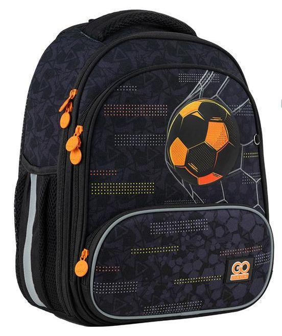 Рюкзак школьный для мальчика младших классов GoPack Education GO24-597M-8 Goal Time каркасный (2296749465)