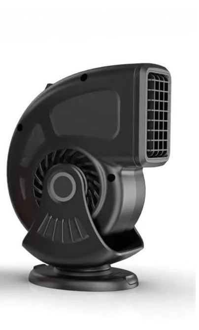 Тепловентилятор автомобильный для обдува и обогрева лобового стекла в машине с поворотом на 360°