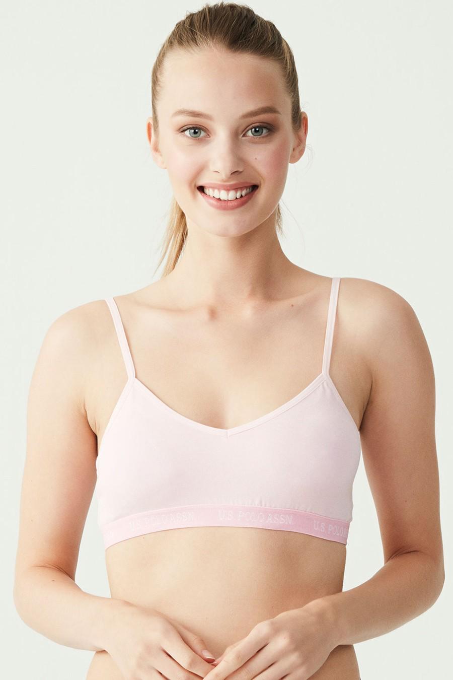 Топ с мягкой чашкой U.S. Polo ASSN 80B Розовый (67874)