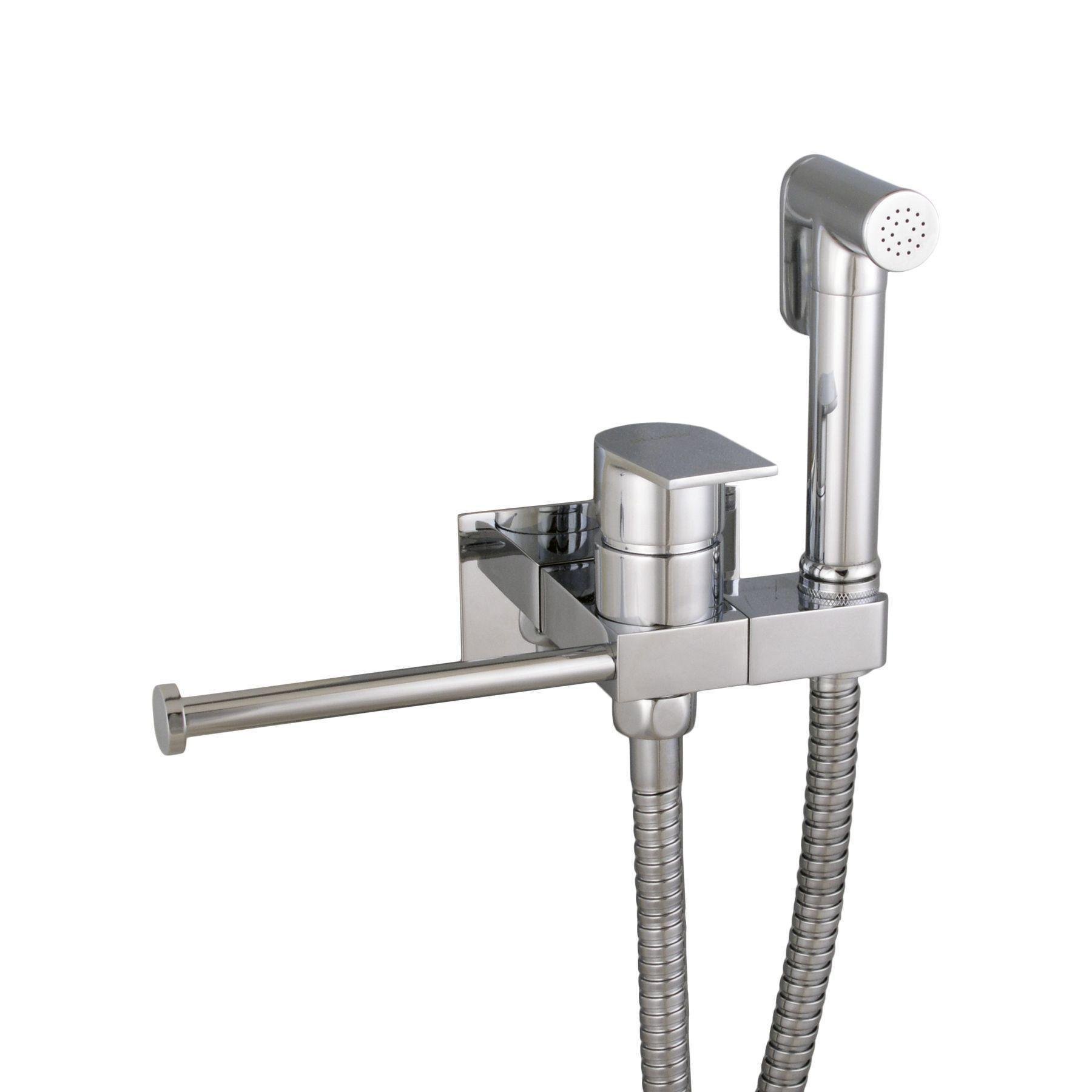 Смеситель GLux GLN-4-106MIX скрытого монтажа гигиенический Хром (18457)