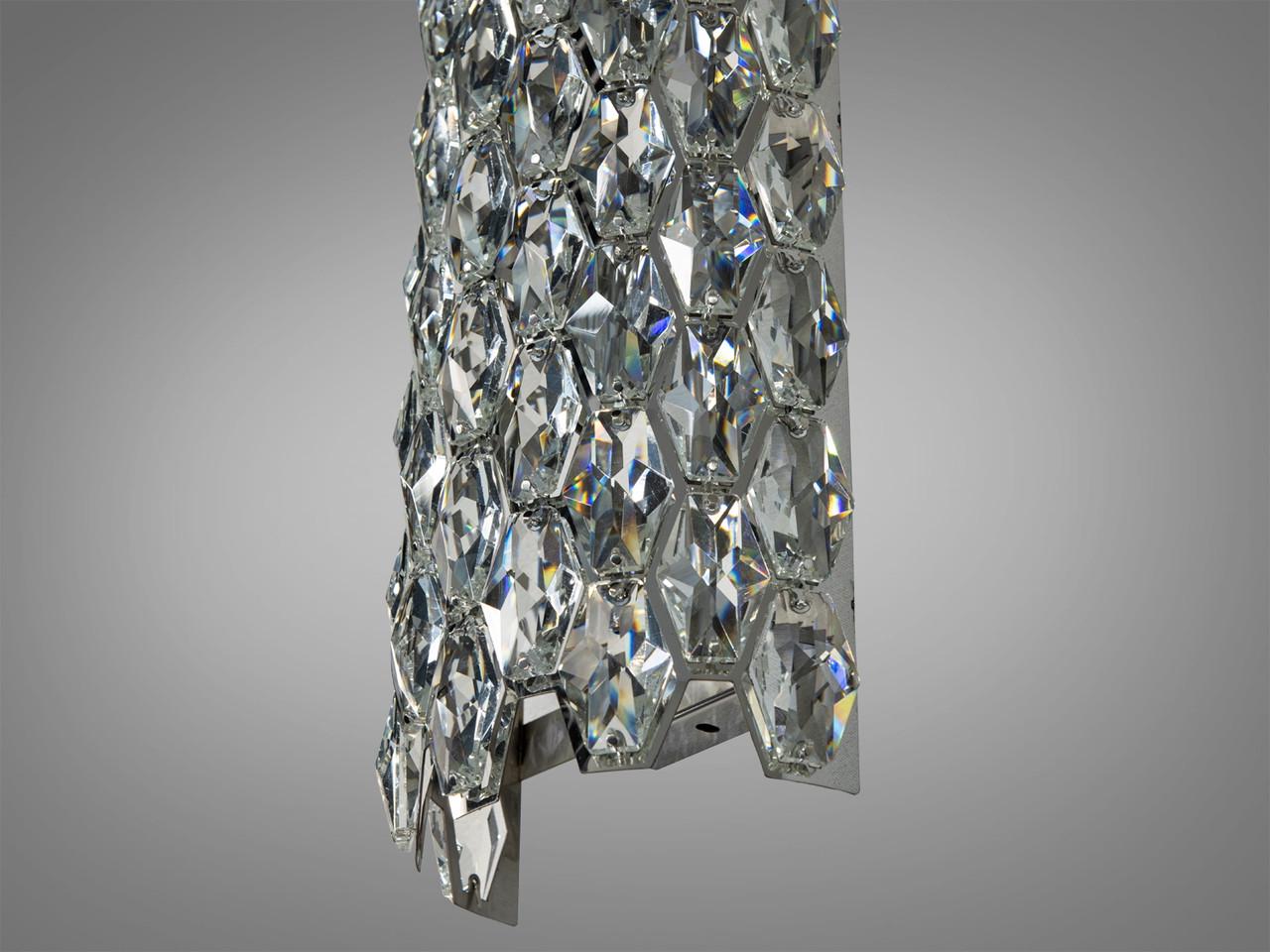 Бра Diasha 9136B420 хрусталь для гостиной Серебряный (9136-B420CH) - фото 3 Бра Diasha 9136B420 хрусталь для гостиной Серебряный (9136-B420CH) - фото 3