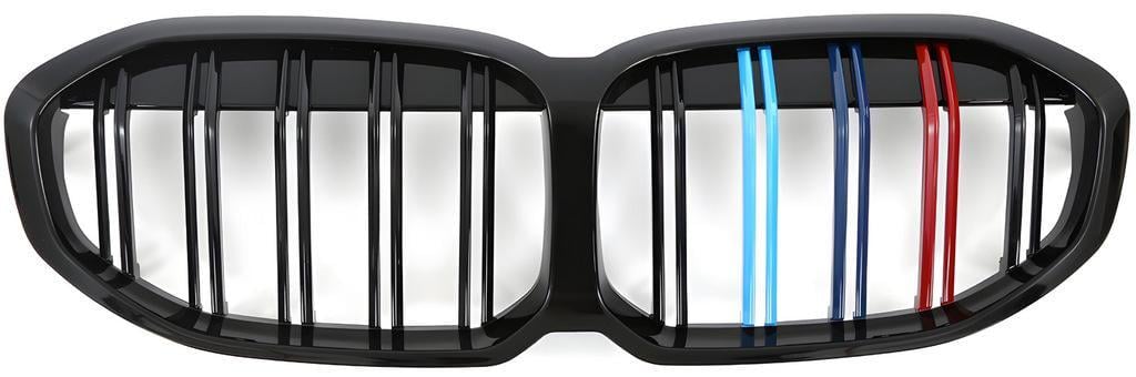 Решетка радиатора GBT для BMW 1 M-Look F40 2019-2024 гг. пластик Черный (27669062)