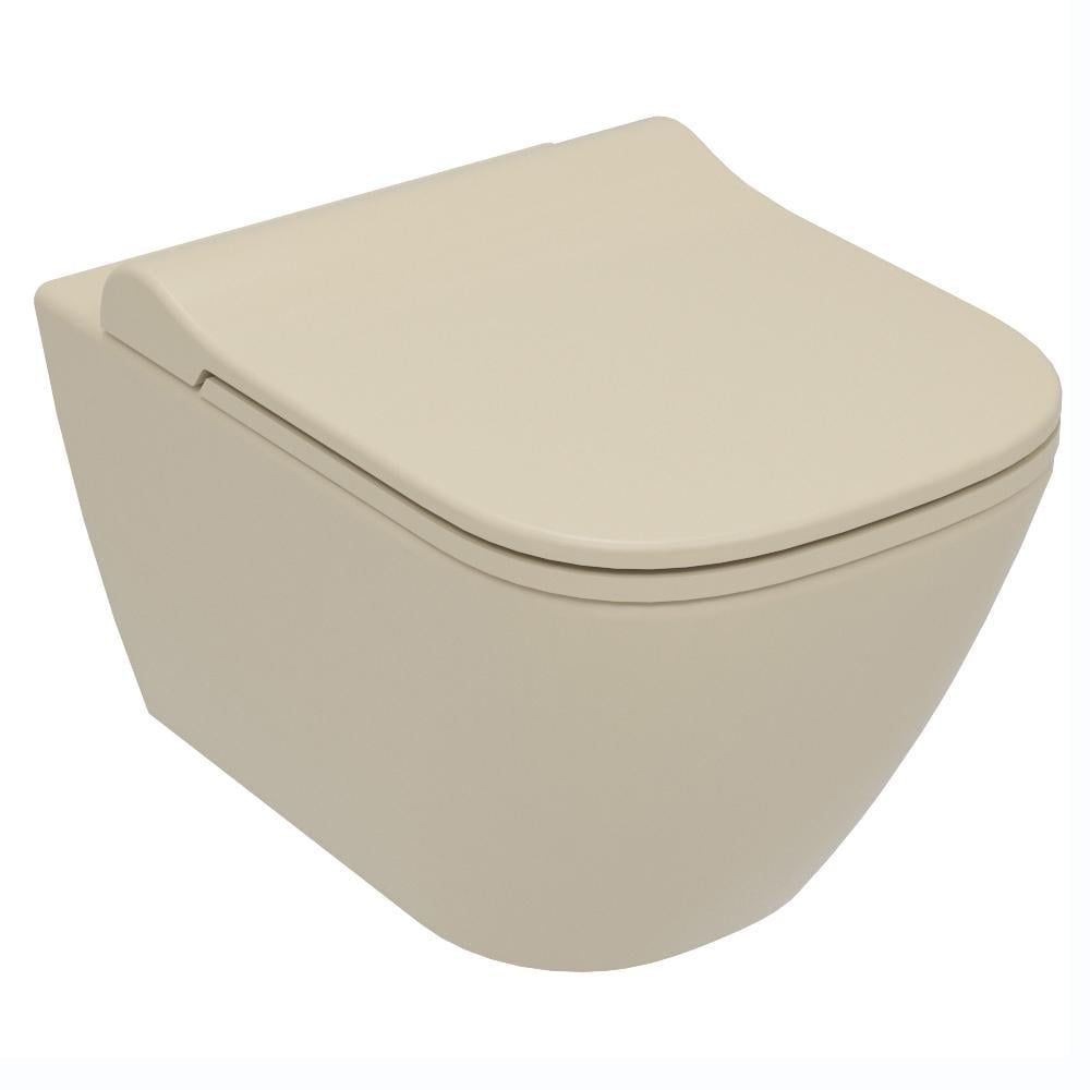 Биде подвесное VOLLE SOLO Rimless Slim slow-closing 51х35,5х33 см Капучино (ANT-78963) Биде подвесное VOLLE SOLO Rimless Slim slow-closing 51х35,5х33 см Капучино (ANT-78963)