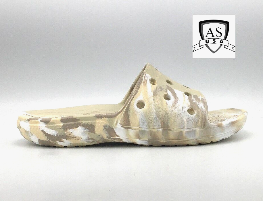 Шльопанці жіночі утеплені Crocs Slide Classic Marbled р. 40-41 Бежевий (15026) - фото 3 Шльопанці жіночі утеплені Crocs Slide Classic Marbled р. 40-41 Бежевий (15026) - фото 3