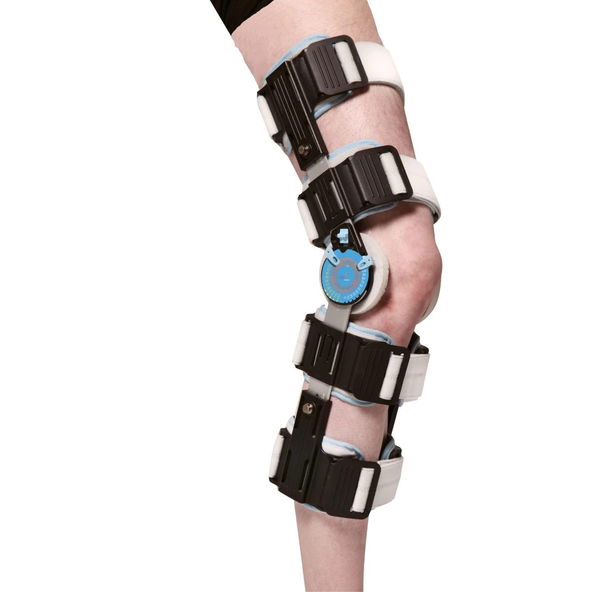 Шарнирный бандаж/ортез на колено WellCare с регулируемой фиксацией (52003)
