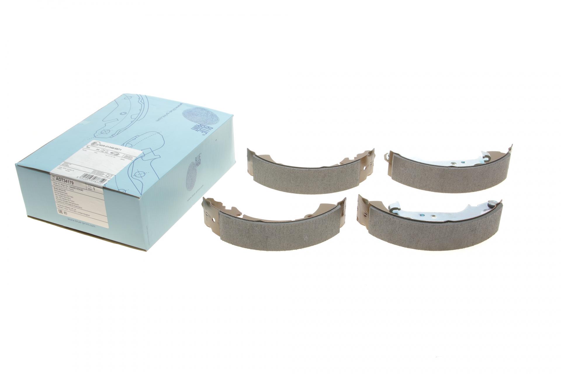 Колодки тормозные задние BLUE PRINT для Toyota Yaris 1.0-1.5 05-барабанные 202x38.5 (ADT34179)