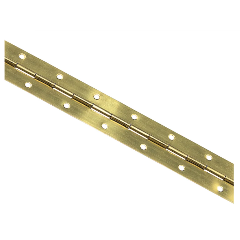 Рояльна петля Sigma сталева меблева накладна 1000 мм Золотий (MP0072)