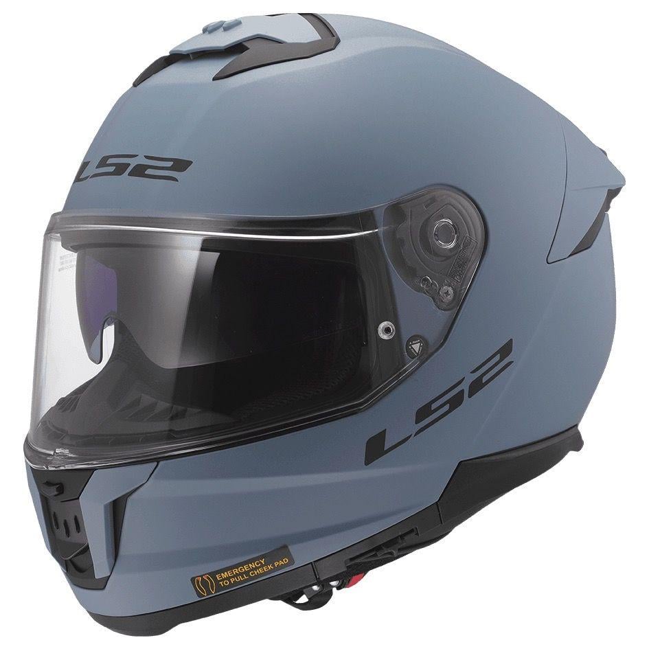 Мотошлем LS2 FF808 Stream 2 Solid M Matt Misty/Blue (47669)