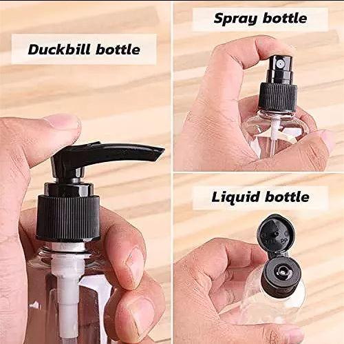 Дорожный набор для косметики 7 предметов Black - фото 5 Дорожный набор для косметики 7 предметов Black - фото 5