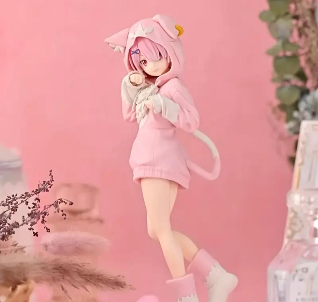 Детская игровая фигурка Аниме Кошка в худи Розовый (2687591688) - фото 2 Детская игровая фигурка Аниме Кошка в худи Розовый (2687591688) - фото 2