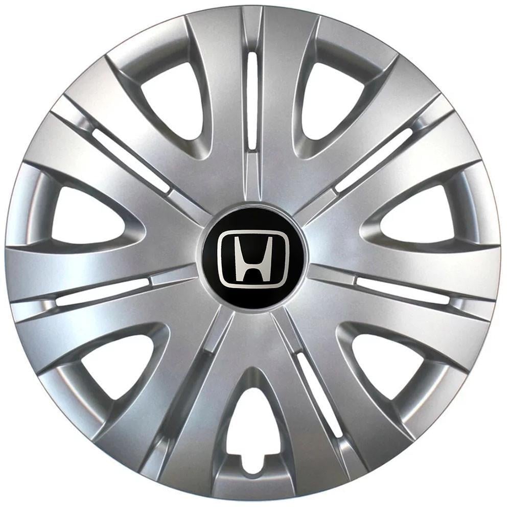 Колпаки SJS 408 с логотипом Honda R16 4 шт. Серебристый (2654562295)