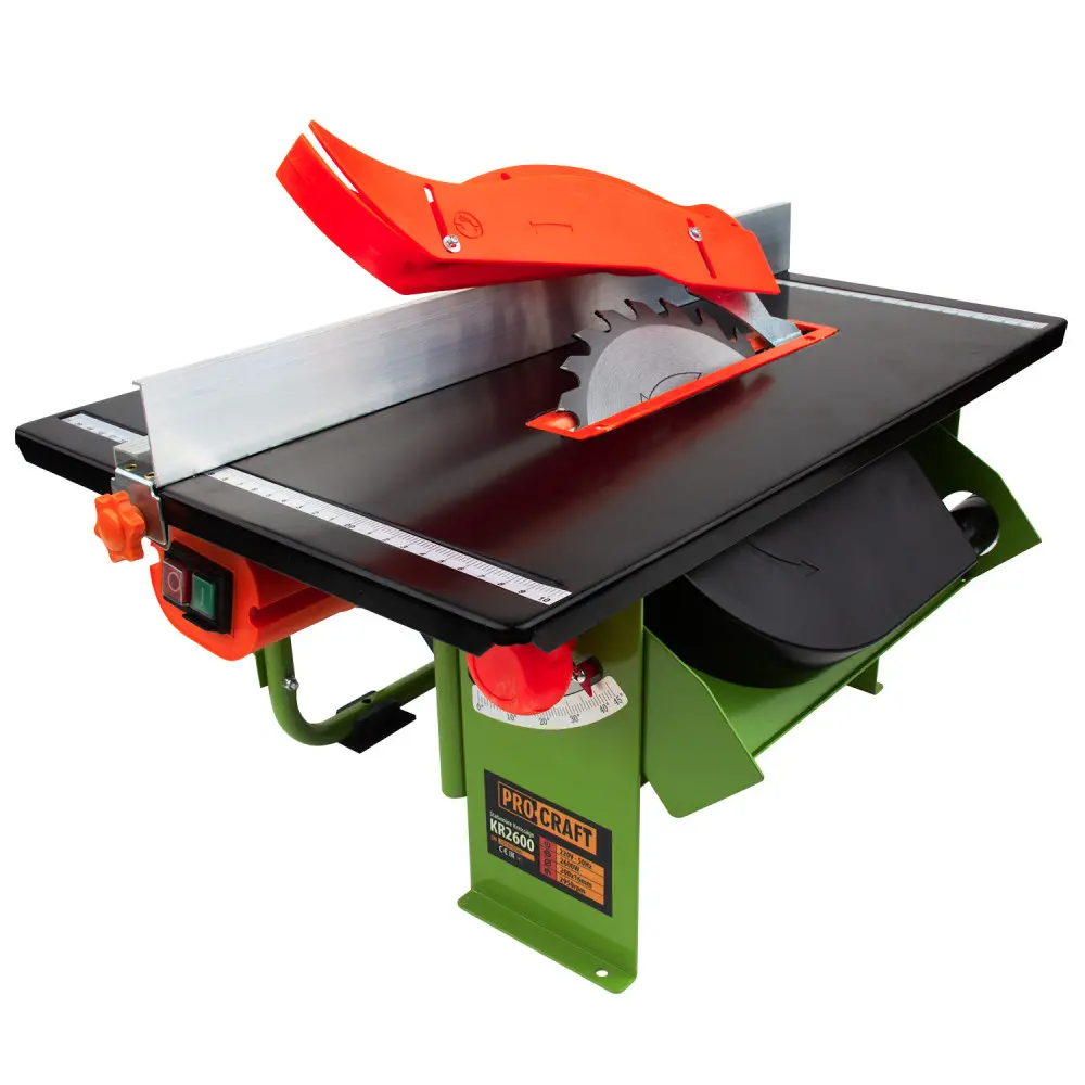 Пила стаціонарна циркулярна ProCraft KR2600/200 800 Вт з диском та захисним кожухом - фото 3 Пила стаціонарна циркулярна ProCraft KR2600/200 800 Вт з диском та захисним кожухом - фото 3