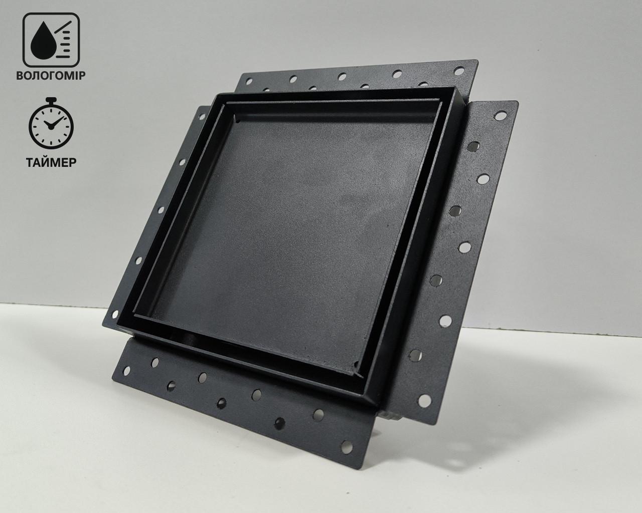 Витяжний вентилятор прихованого монтажу AirRoxy dRim 100 hs bb з таймером та датчиком вологості Чорний (100 hs BLACK) - фото 9 Витяжний вентилятор прихованого монтажу AirRoxy dRim 100 hs bb з таймером та датчиком вологості Чорний (100 hs BLACK) - фото 9