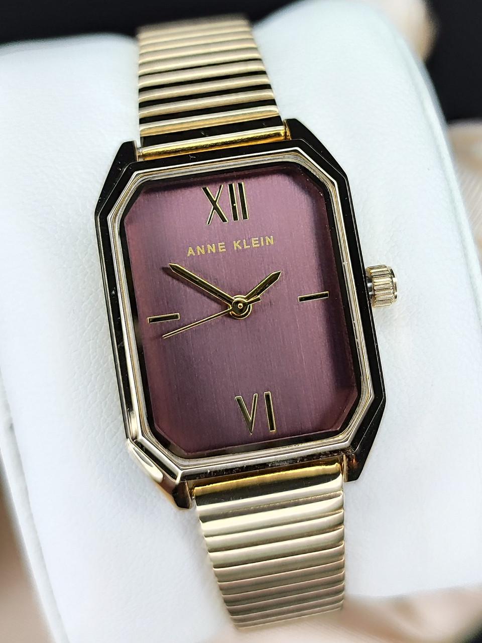 Наручные часы женские Anne Klein AK/3980BNGB с золотистым циферблатом и стальным браслетом