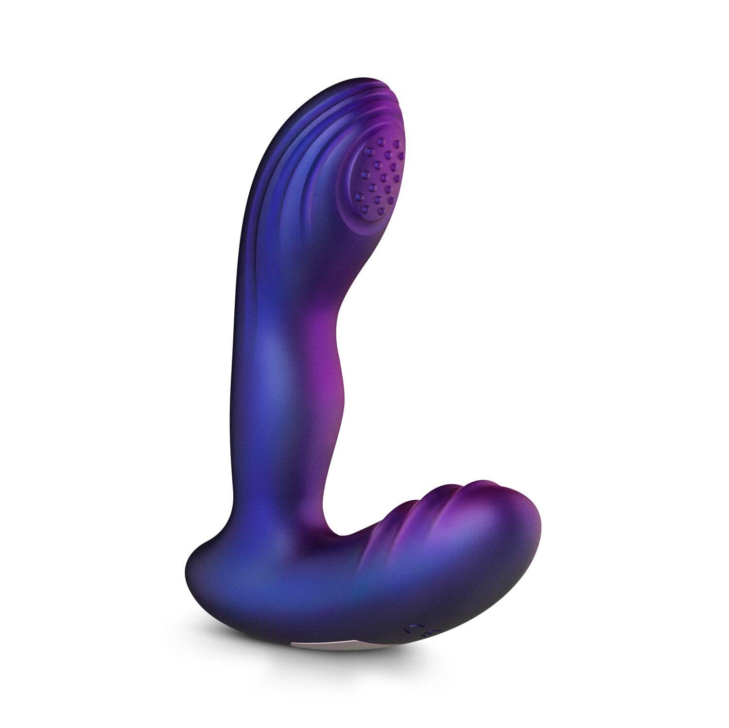 Вибропробка анальная с пульсацией Hueman Galaxy Tapping Buttplug