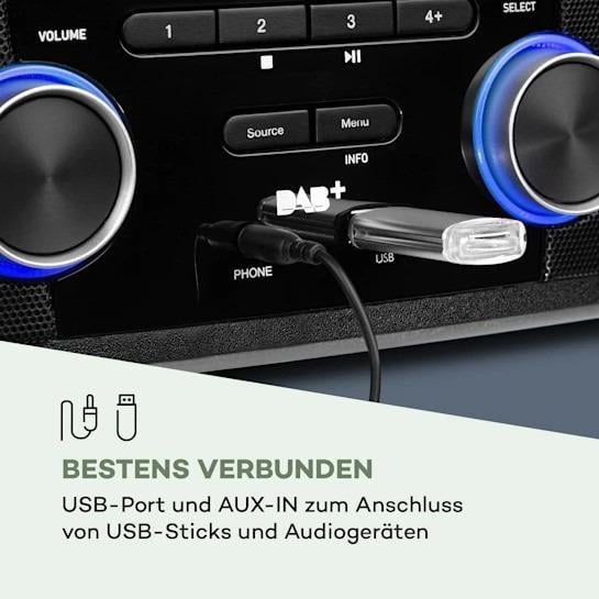 Стереосистема акустическая Auna Stockton Micro 20 Вт (10034517) - фото 2