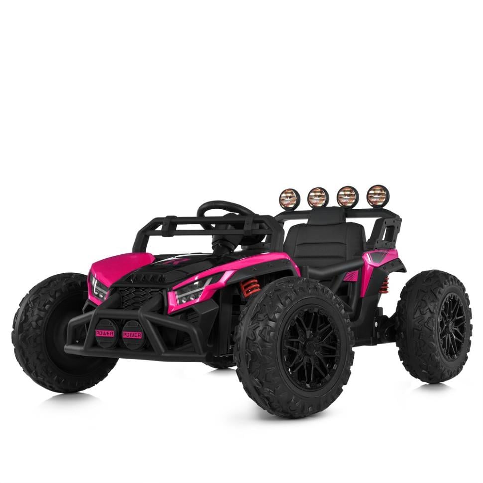 Детский электромобиль Bambi баги 4WD 30 кг с пультом Розовый (DE-169-E-540)
