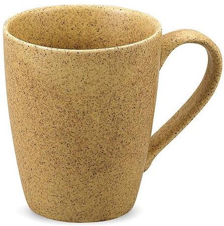 Кружка керамическая Fissman Miliani 300 мл Бежевый песок (FN-9301)