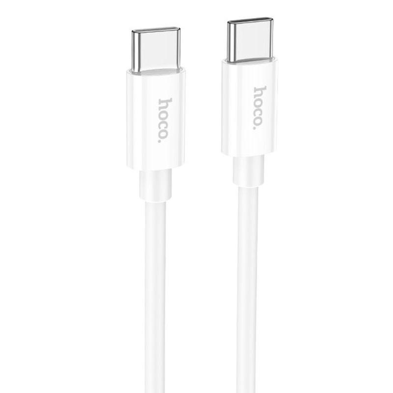 Кабель дата Hoco X87 Magic Type-C to Type-C PD 60W 1 м Білий (00000064584_1) Кабель дата Hoco X87 Magic Type-C to Type-C PD 60W 1 м Білий (00000064584_1)