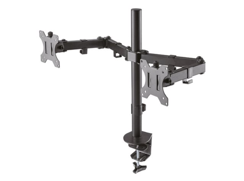 Кронштейн для 2 моніторів TRONIC Bildschirmhalter VESA до 28" Чорний (500172)
